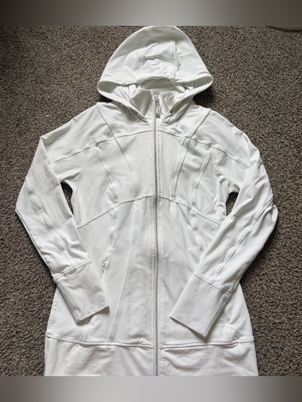 Athleta white define jacket